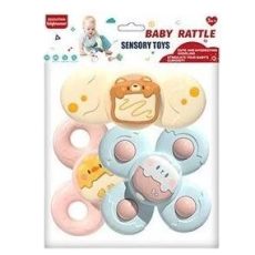 Набор погремушек-спинеров на присосках Baby Rattle