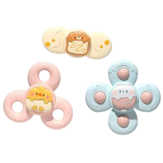 Набор погремушек-спинеров на присосках Baby Rattle