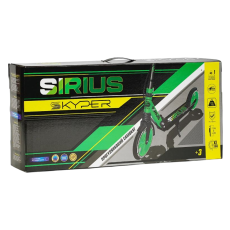 Самокат двухколесный Skyper Sirius (салатово-черный)