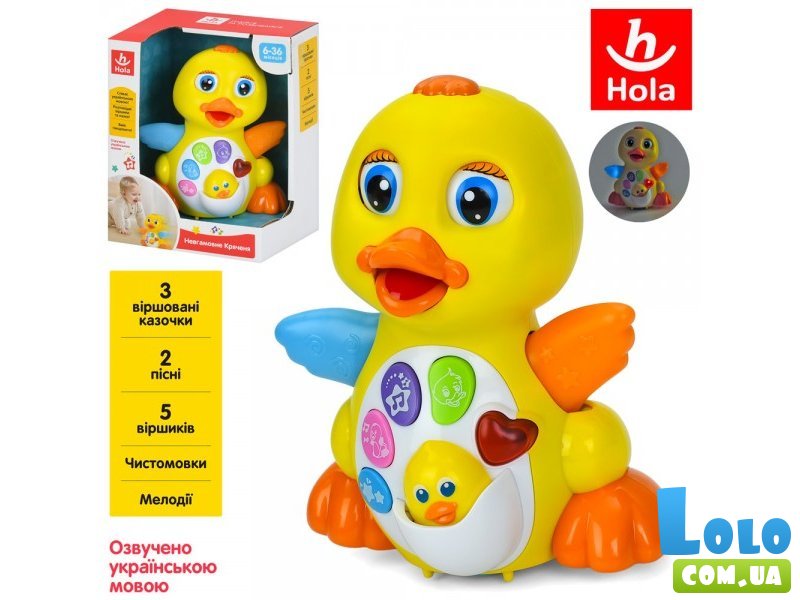 Развивающая музыкальная игрушка Неугомонный Кряченок
