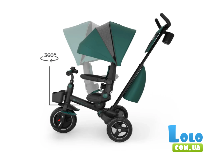 Трехколесный велосипед Spinstep 2 Plus, Kinderkraft (Green)