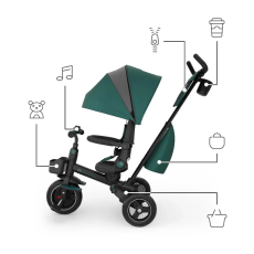 Трехколесный велосипед Spinstep 2 Plus, Kinderkraft (Green)