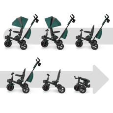 Трехколесный велосипед Spinstep 2 Plus, Kinderkraft (Green)
