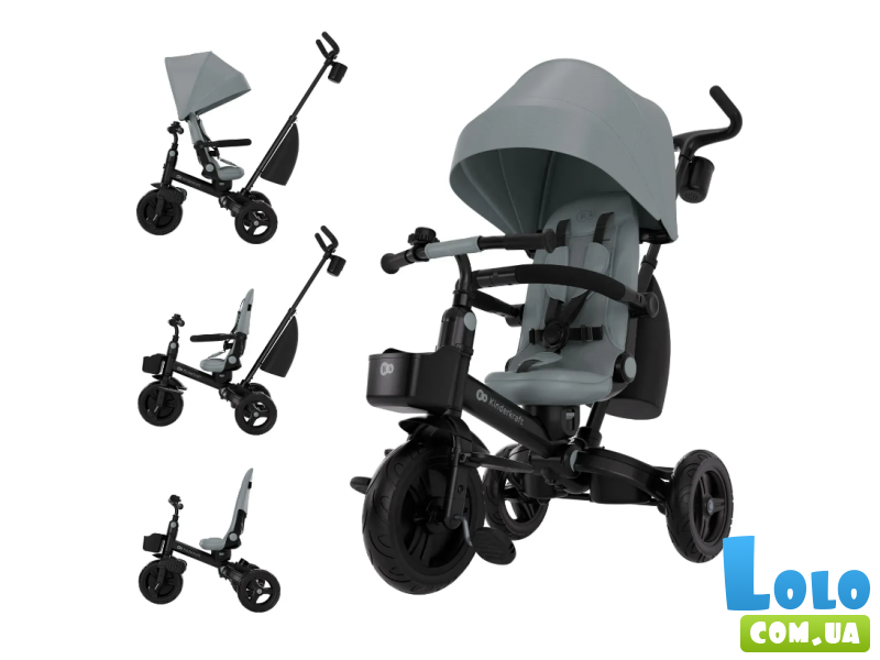Трехколесный велосипед Aveo 2 Plus, Kinderkraft (Grey)