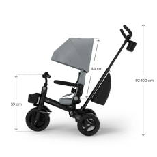 Трехколесный велосипед Aveo 2 Plus, Kinderkraft (Grey)