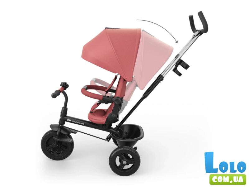 Трехколесный велосипед Aston 2 Plus, Kinderkraft (Pink)