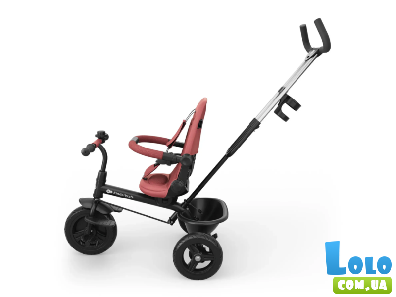 Трехколесный велосипед Aston 2 Plus, Kinderkraft (Pink)