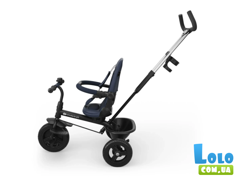 Трехколесный велосипед Aston 2 Plus, Kinderkraft (Navy)