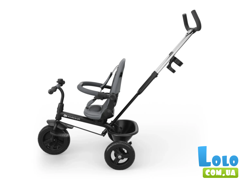 Трехколесный велосипед Aston 2 Plus, Kinderkraft (Grey)