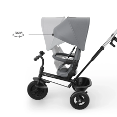 Трехколесный велосипед Aston 2 Plus, Kinderkraft (Grey)