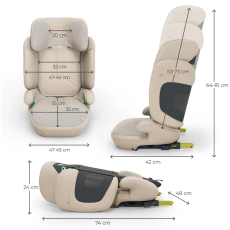Автокресло Xpand 2 PRO i-Size, Kinderkraft (Beige)