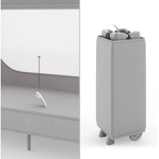 Кровать-манеж Leody Up, Kinderkraft (Grey)