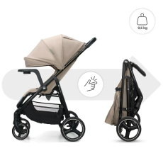 Прогулочная коляска Trig 3 Tray, Kinderkraft (Beige)