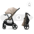 Прогулочная коляска Trig 3 Tray, Kinderkraft (Beige)