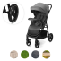 Прогулочная коляска Trig 3 Tray, Kinderkraft (Grey)