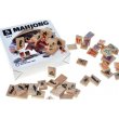Развивающая деревянная игра Детский маджонг, Qbee, 49 дет.