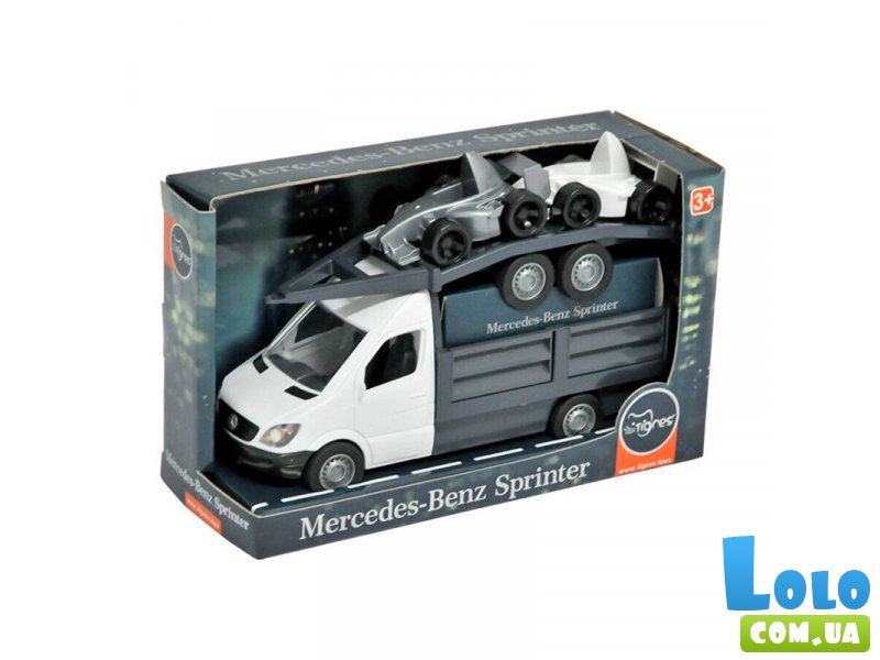 Машина Mercedes-Benz Sprinter бортовая с лафетом, Tigres (белый)