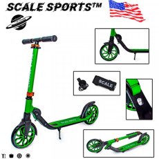 Самокат двухколесный Scale Sports (зеленый)