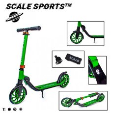 Самокат двухколесный Scale Sports (зеленый)