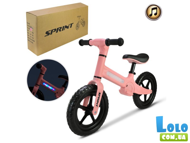 Беговел детский Sprint (розовый)