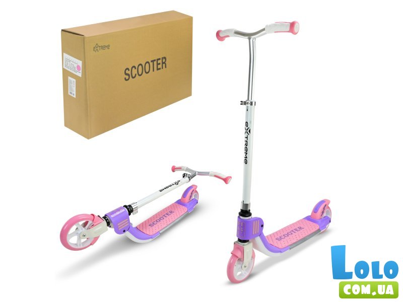 Самокат городской двухколесный Scooter (розовый)