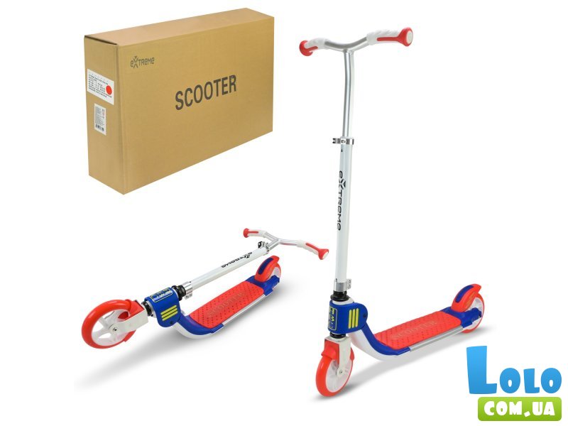 Самокат городской двухколесный Scooter (синий)