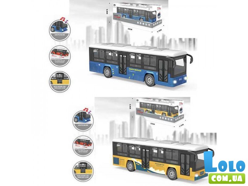 Автобус игрушечный (в ассортименте)