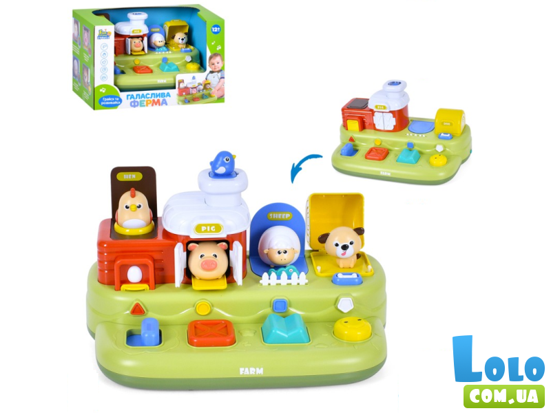 Музыкальная развивающая игрушка Громкая ферма, Limo Toy