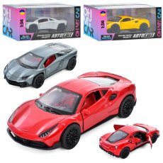Машина металлическая Ferrari F8 / Lamborghini Aventador, АвтоСвіт (в ассортименте)