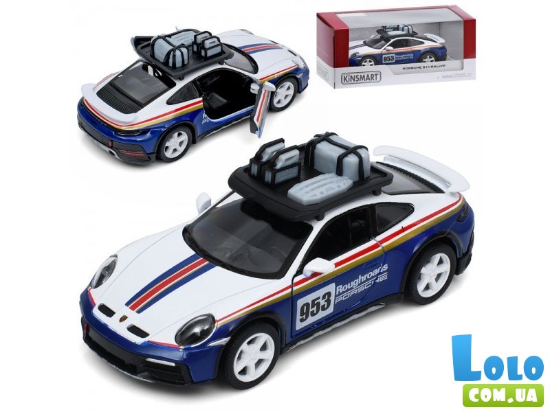 Машина металлическая Porsche 911 Dakar, Kinsmart