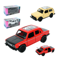 Машина металлическая ВАЗ-2106/Lada Niva, АвтоМир (в ассортименте)