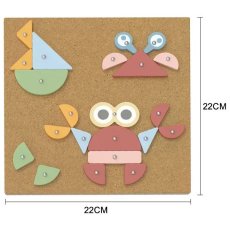 Деревянная игра Аппликация с молоточком, Tooky Toy