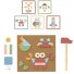 Деревянная игра Аппликация с молоточком, Tooky Toy