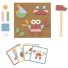 Деревянная игра Аппликация с молоточком, Tooky Toy