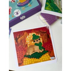 Креативная алмазная мозаика Счастливые друзья + игрушка-сюрприз, Buliko
