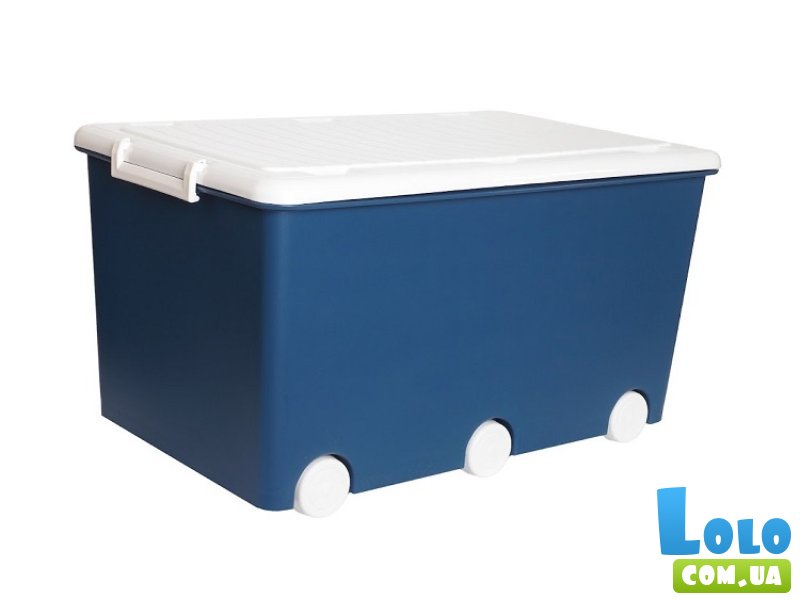 Ящик для игрушек, Tega (темно-синий)