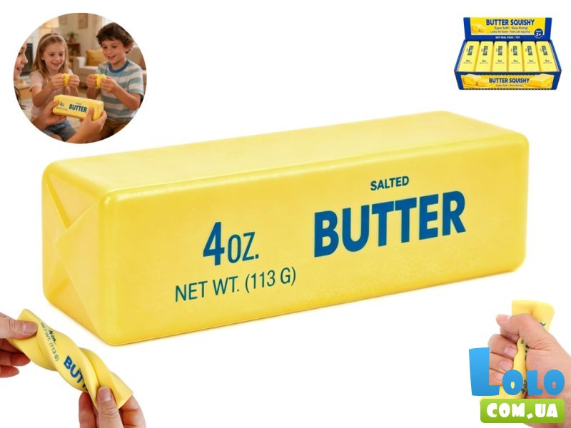 Сквиш антистресс Масло Salted butter