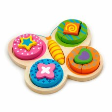 Деревянный пазл-сортер Бабочка, Viga Toys