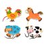 Деревянная шнуровка Фермерские зверьки, Viga Toys