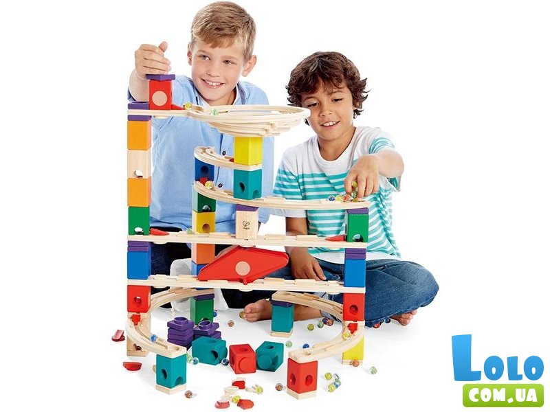 Конструктор-лабиринт Quadrilla Ускорение, Hape (E6007), 136 дет.