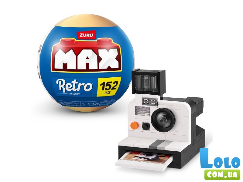 Конструктор в капсуле Фотоаппарат Полароид, Max (83185EGQ8), 152 дет.