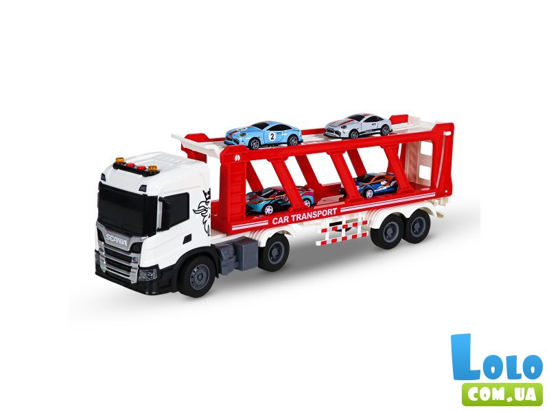 Набор машин Автоперевозчик Scania, TechnoDrive
