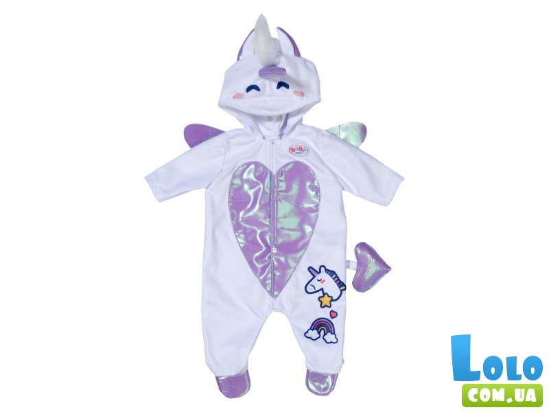 Одежда для куклы Комбинезон Единорога, Baby Born