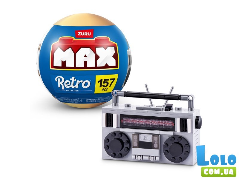 Конструктор в капсуле Кассетный магнитофон, Max (83185DGQ8), 157 дет.