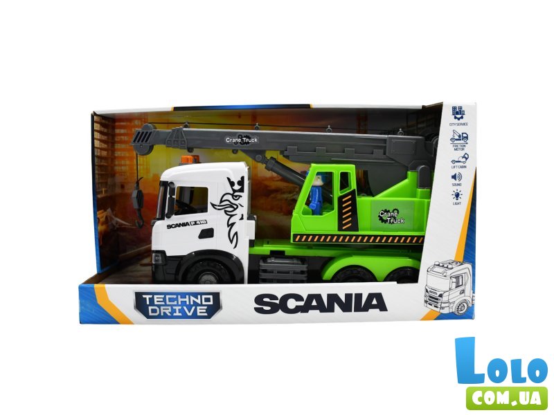 Машина Автокран Scania, TechnoDrive