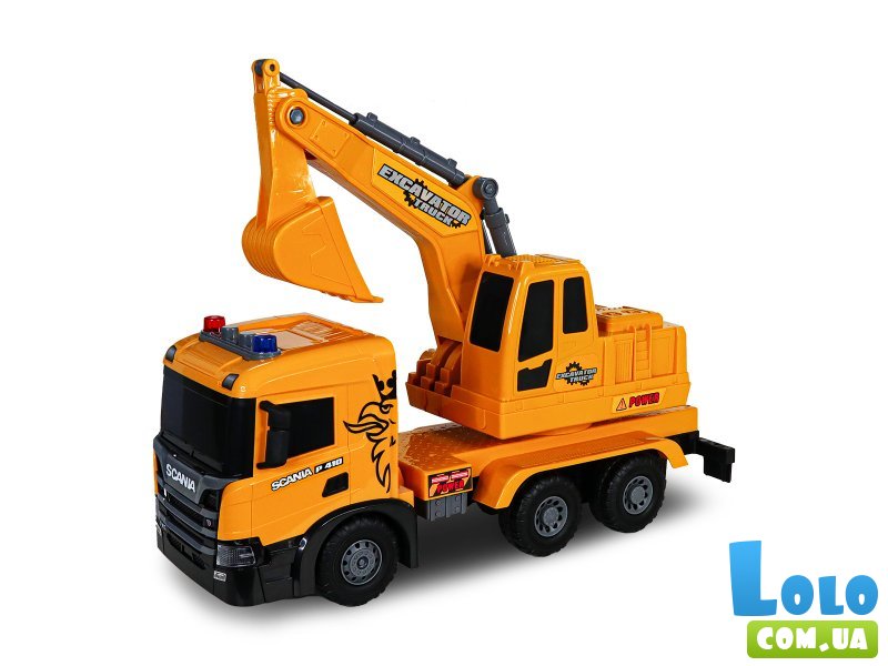 Машина Экскаватор Scania, TechnoDrive