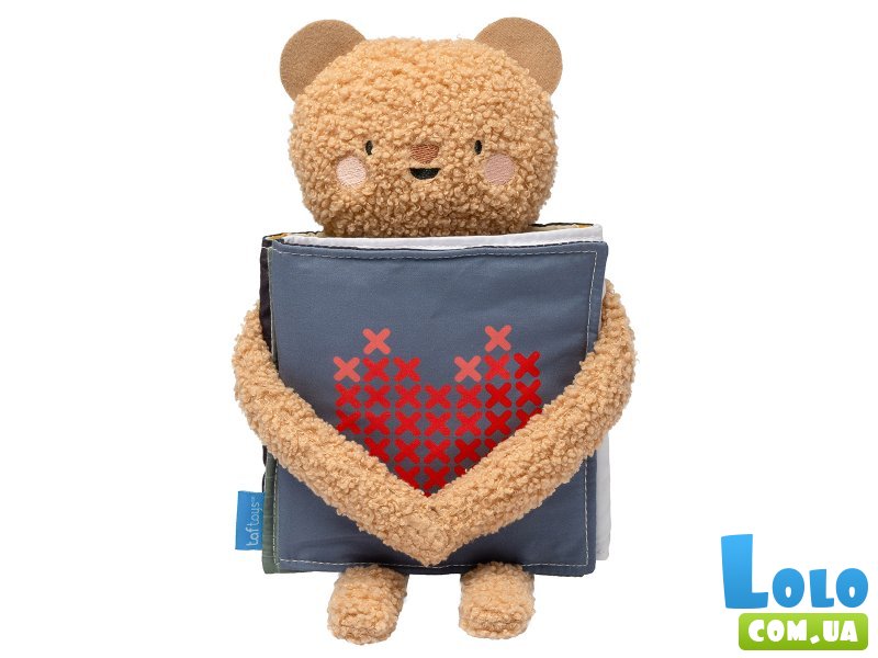 Развивающая книжка-раскладушка 2-в-1 Объятия мишки, Taf Toys