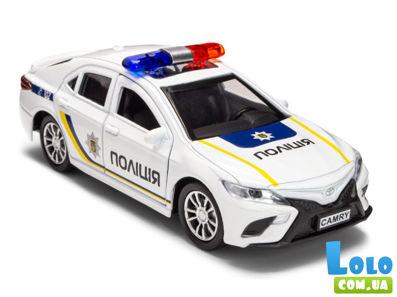 Машина Toyota Camry Полиция, TechnoDrive (белый)