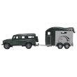 Машина Land Rover с прицепом и фигурками лошадей, TechnoDrive