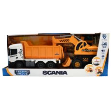 Набор машин Самосвал Scania и Экскаватор, TechnoDrive